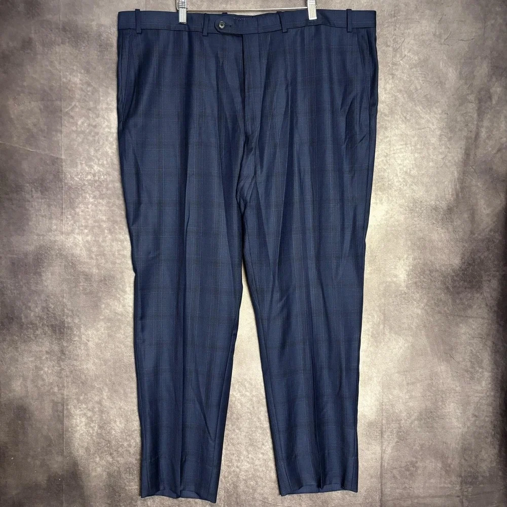Peter Millar Flynn Classic Fit Blue Wool Suit Men's 50T 2 Piece Suit $895 - Picture 11 of 16